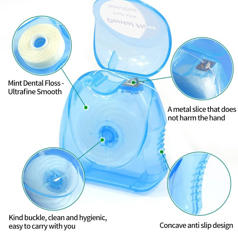 3x Mint Dental Floss