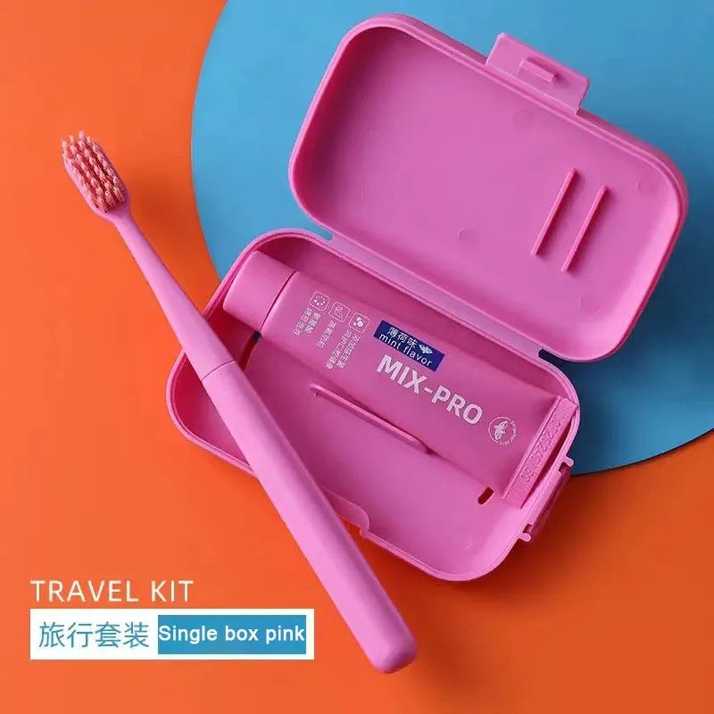 Foldable Toothbrush Travel Set