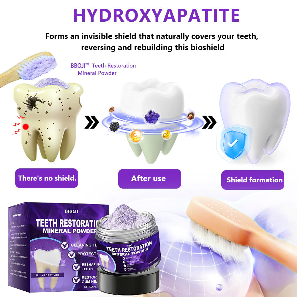Mineral tooth powder presented for everyday oral care
