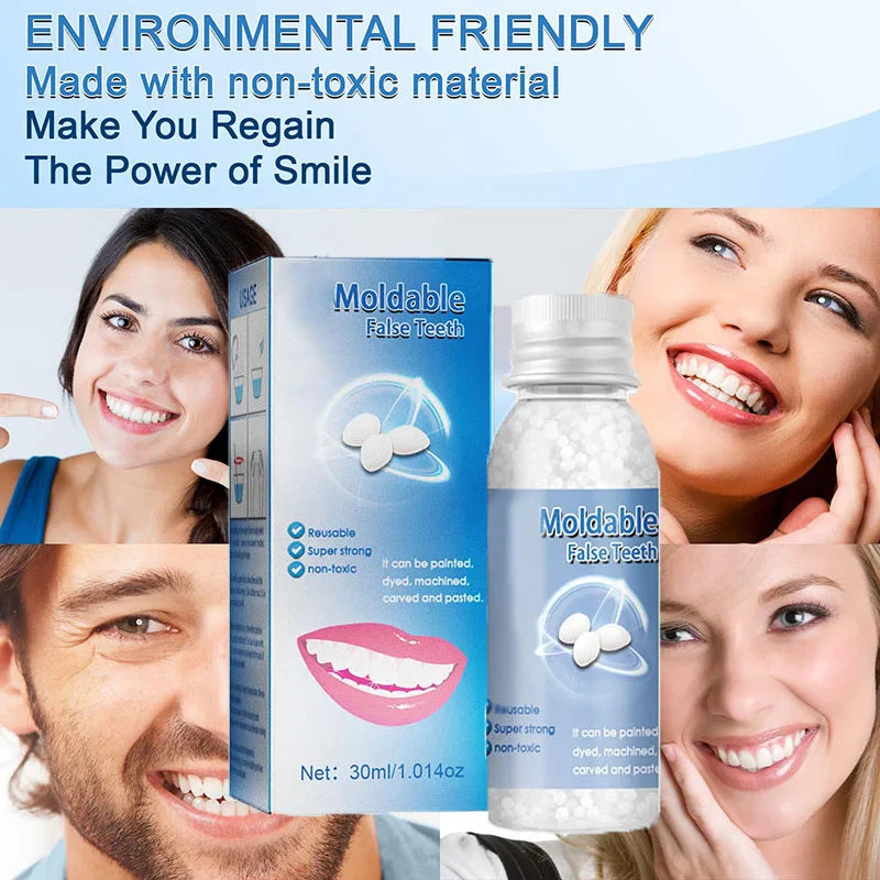 Dental veneer accessory shown ready for everyday wear