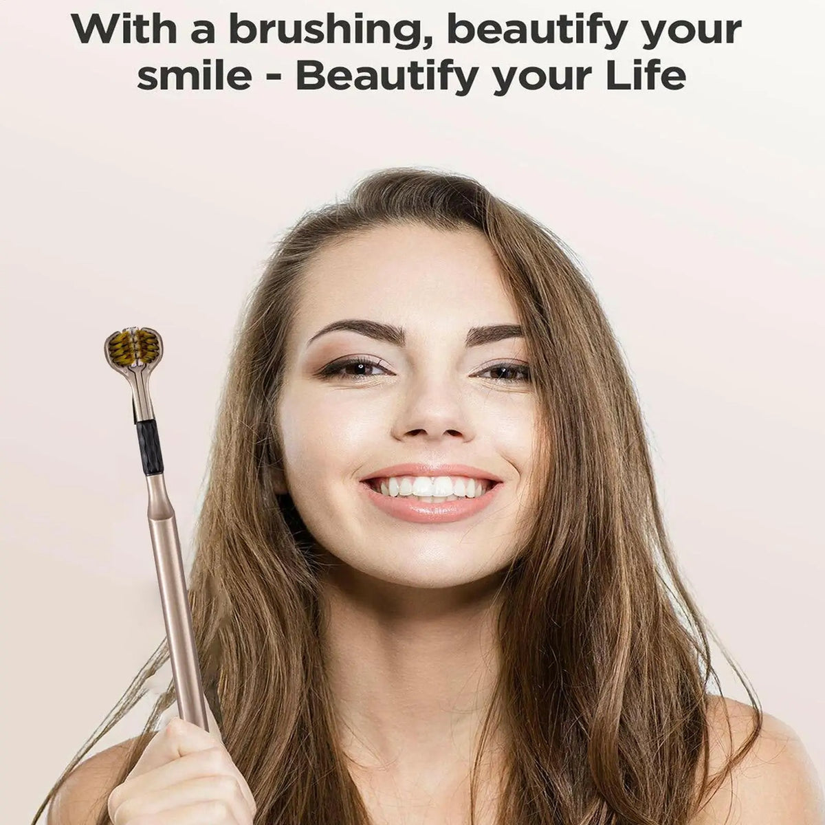 Three-Sided Soft Toothbrush For Gentle All-Round Cleaning