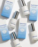 Tooth polish shown as part of an oral care routine
