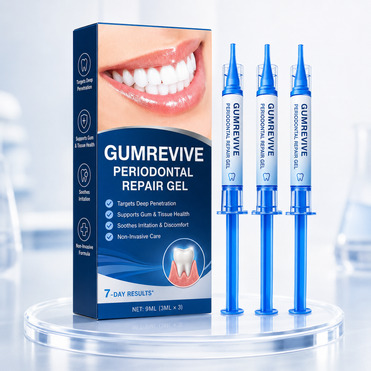 Daily Gum And Enamel Care Gel product packaging