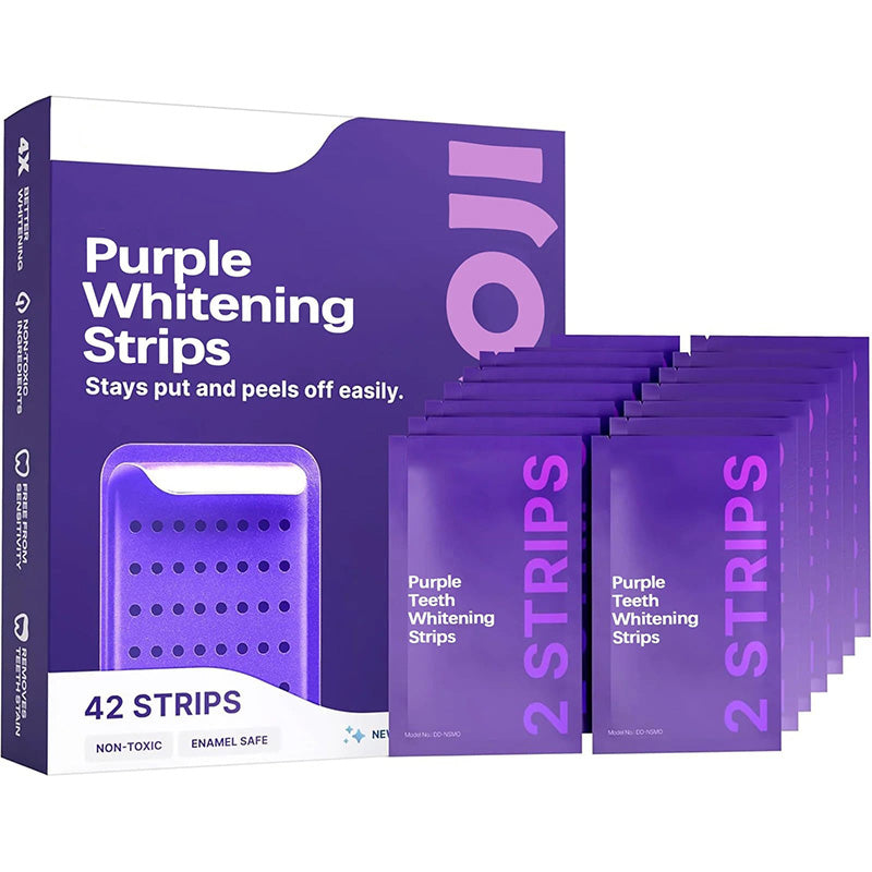Easy-to-apply whitening strips for everyday smile care