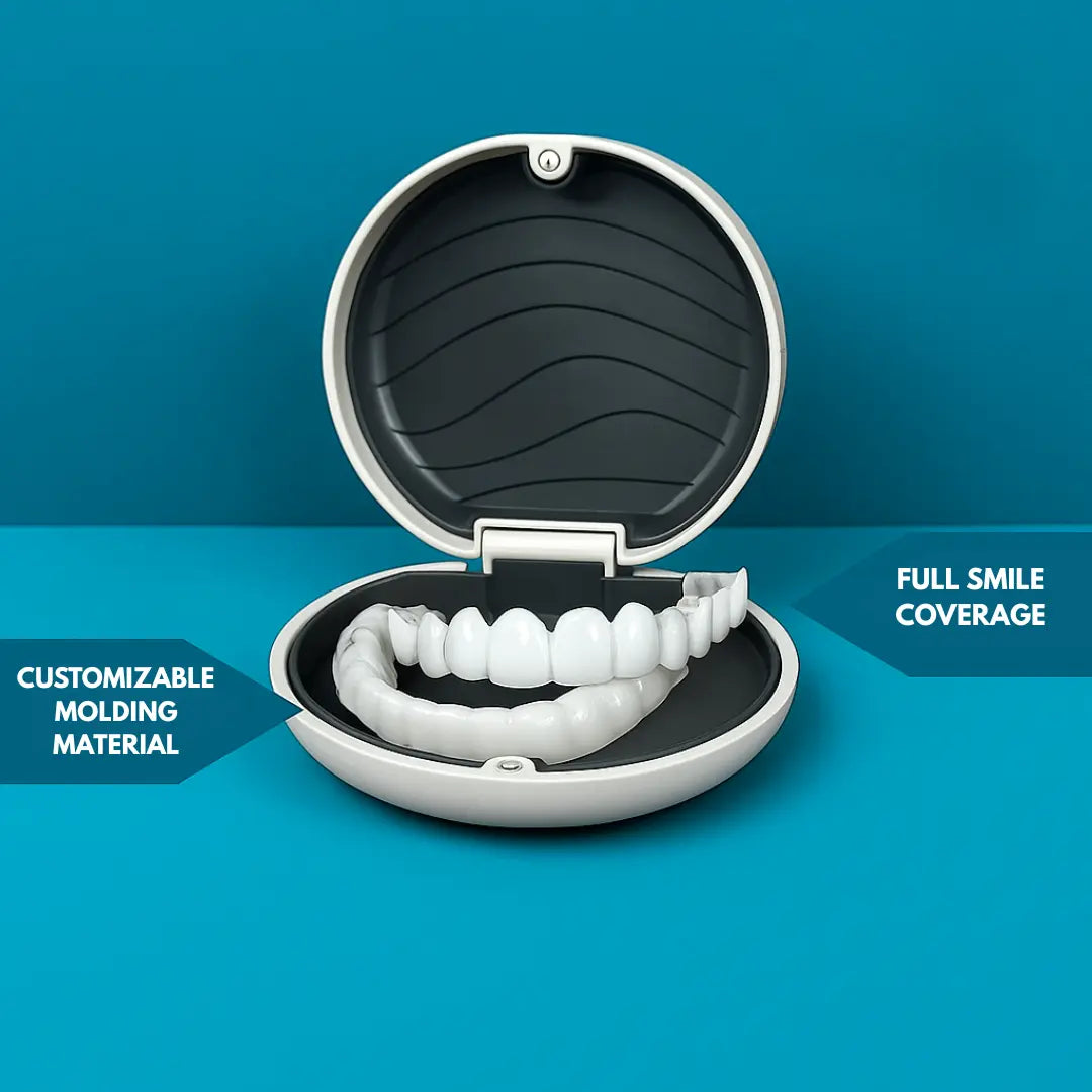 Soft toothbrush shown at an angle with its comfortable handle