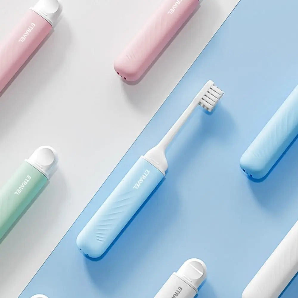 Foldable Travel Toothbrush With Soft Bristles