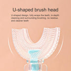 Teddy Bear U-Shaped Toothbrush for Kids