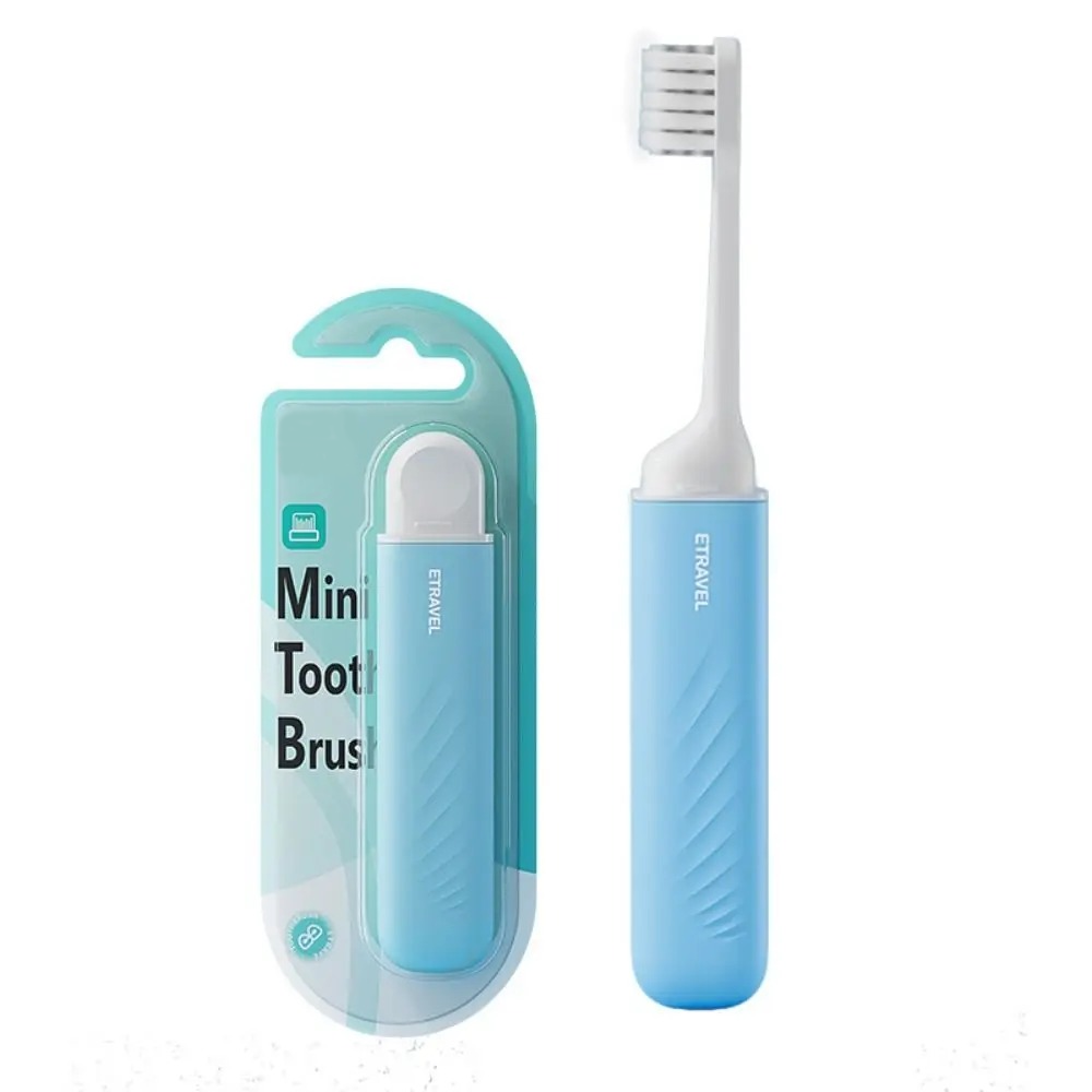 Foldable Travel Toothbrush With Soft Bristles
