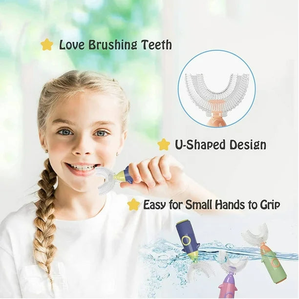 360° U-Shaped Toothbrush for Kids