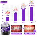 Fine mineral tooth powder for gentle brushing