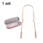 Lightweight copper tongue cleaner suitable for home use