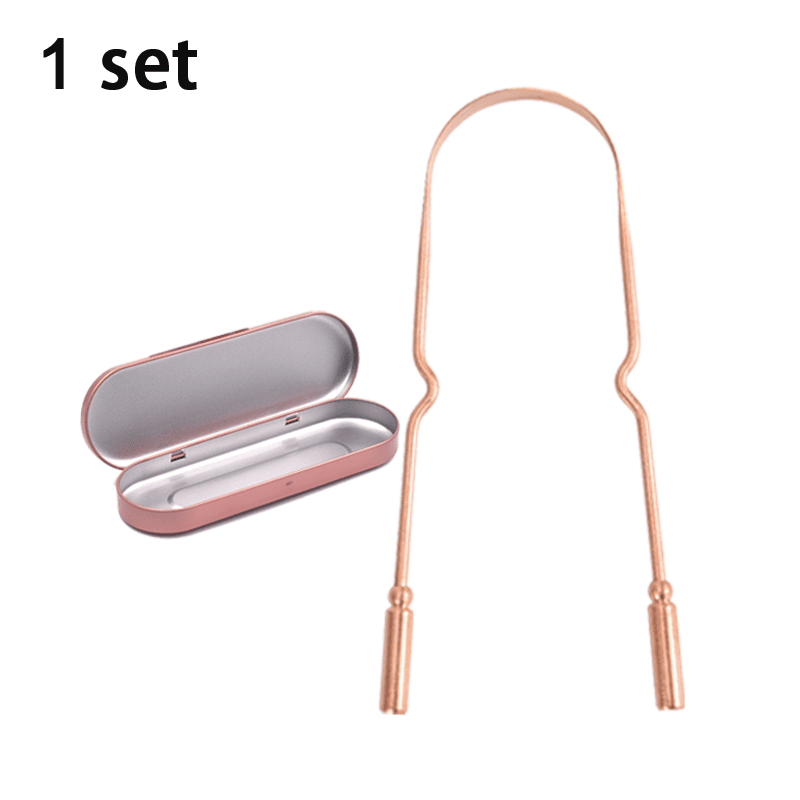 Copper Tongue Scraper For Fresh Daily Oral Care