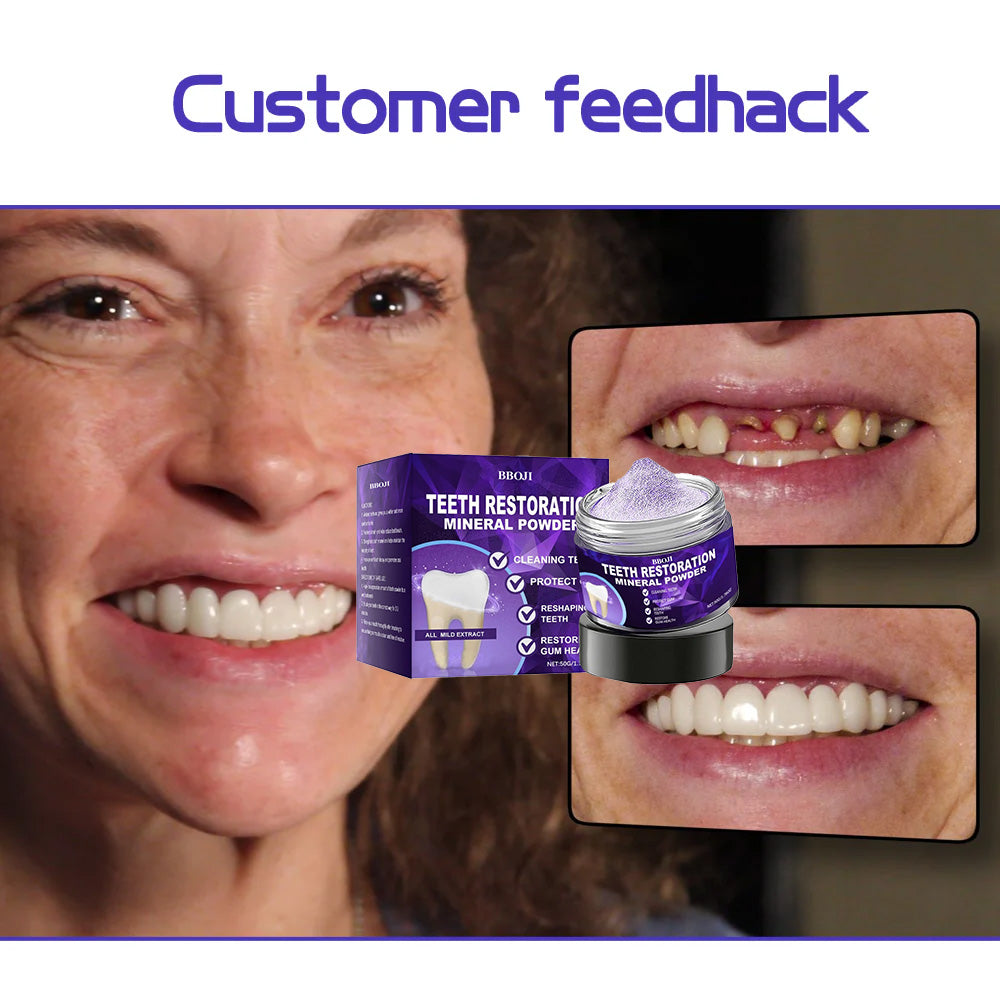 Tooth powder designed for fresh breath and clean teeth