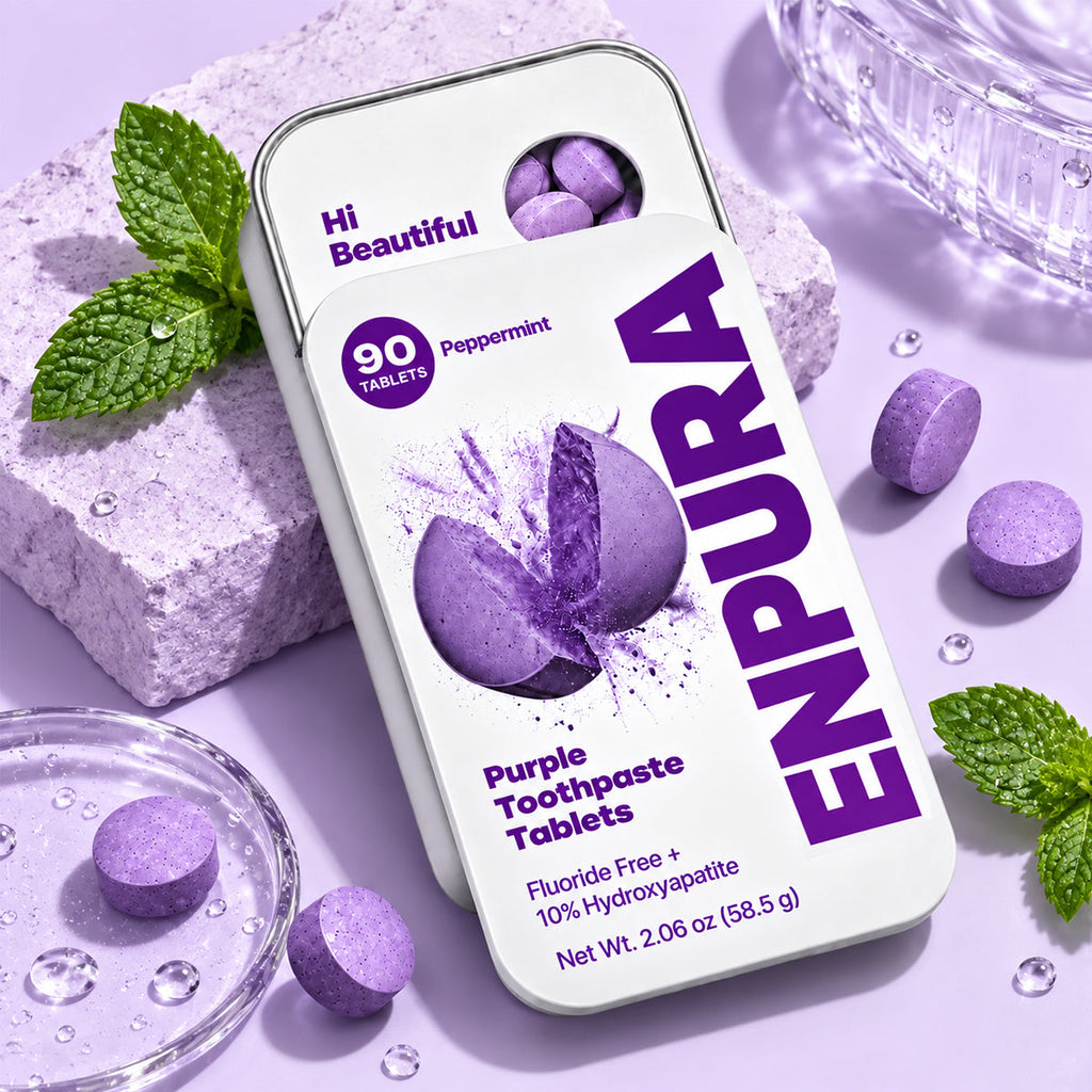 Hydroxyapatite toothpaste tablets for daily brushing