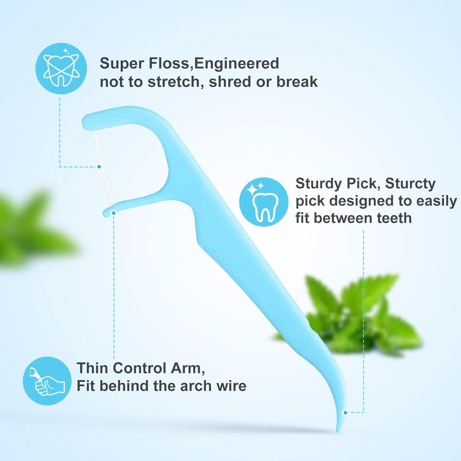 Micotix Dental Flossers - 100 Count