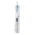 Portable refillable toothbrush designed for fresh breath on the go