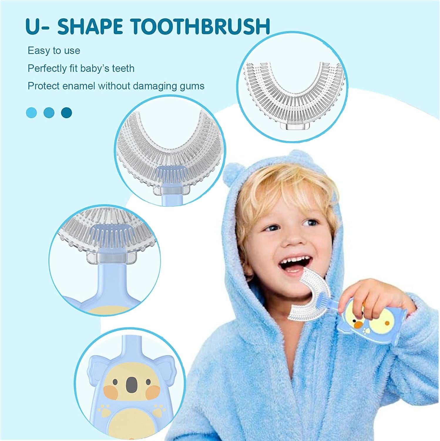 Koala 360° U-Shaped Toothbrush for Kids