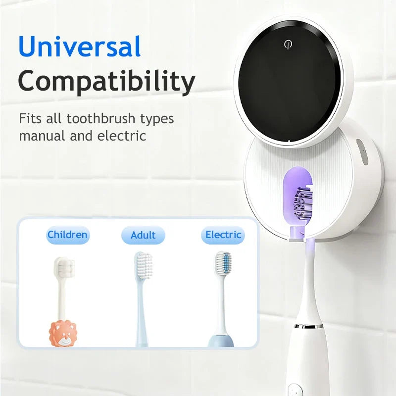 Toothbrush sanitiser designed for fresher daily oral care