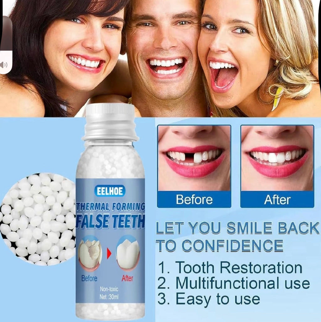 Kit contents for a temporary tooth fix