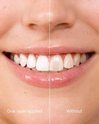 Oral care product presented for a brighter-looking smile