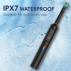 Electric toothbrush with pressure sensor to support gentle brushing
