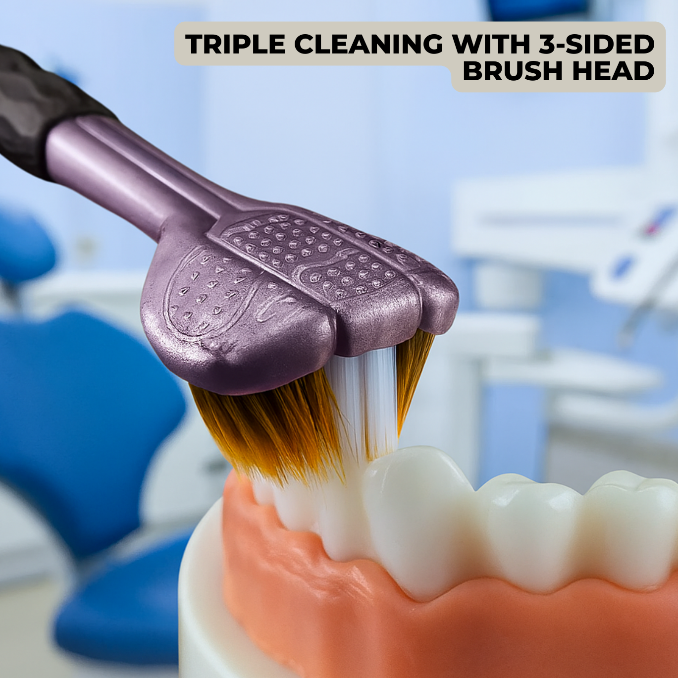 Soft-bristle toothbrush for a gentle and comfortable daily brushing routine