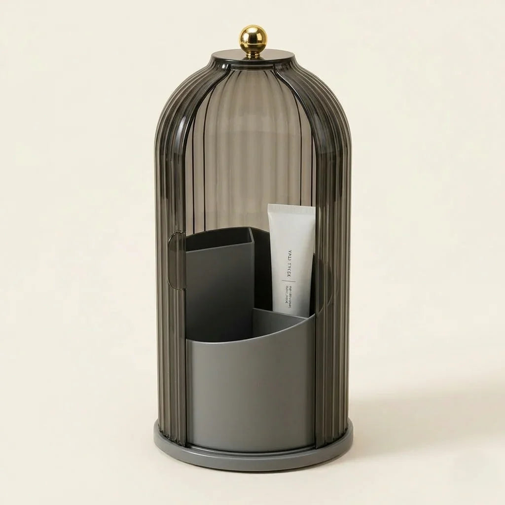 Practical vanity storage for make-up and toiletries