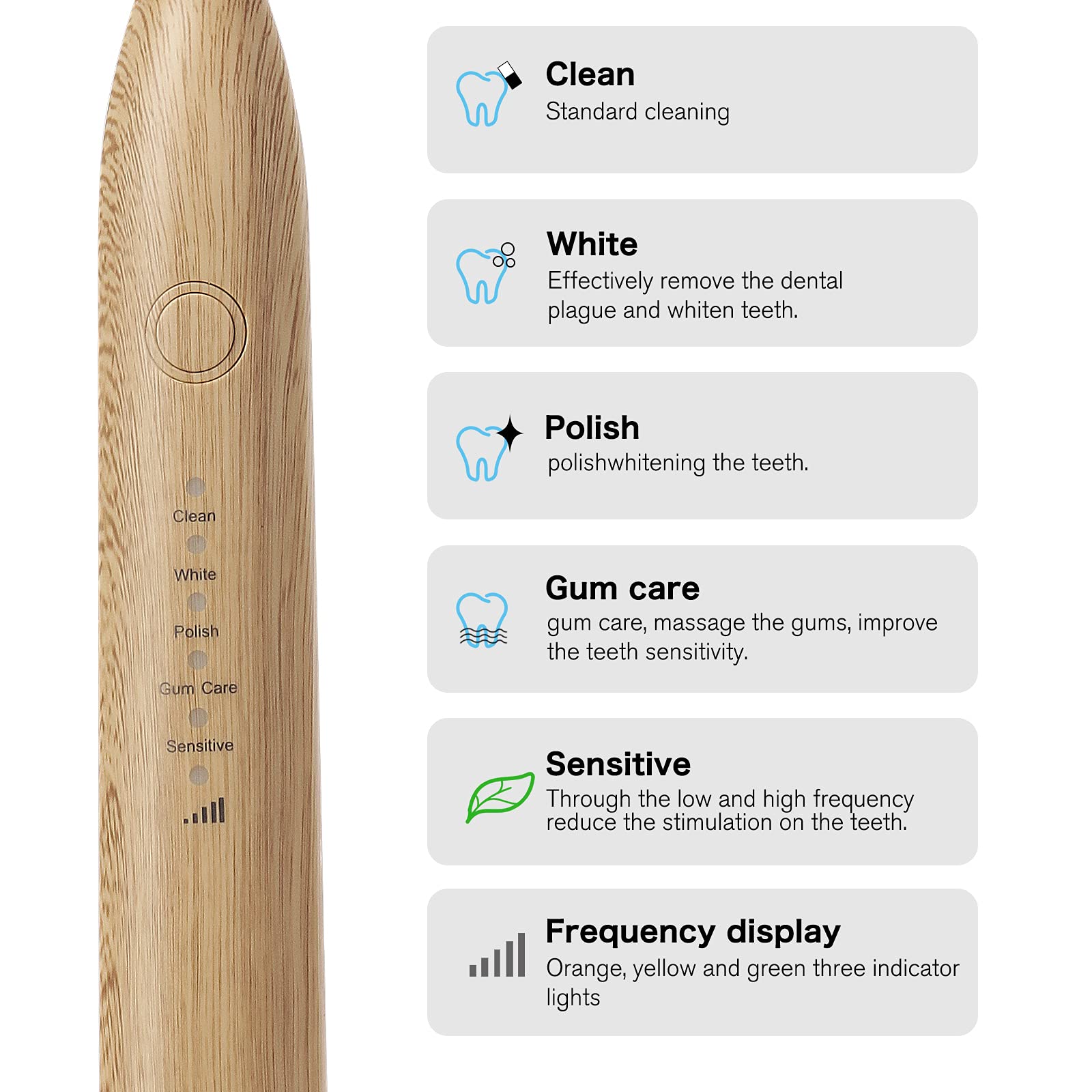 Micotix World's First Bamboo Electric Toothbrush