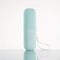 Travel Toothbrush Case With Tongue Scraper Storage