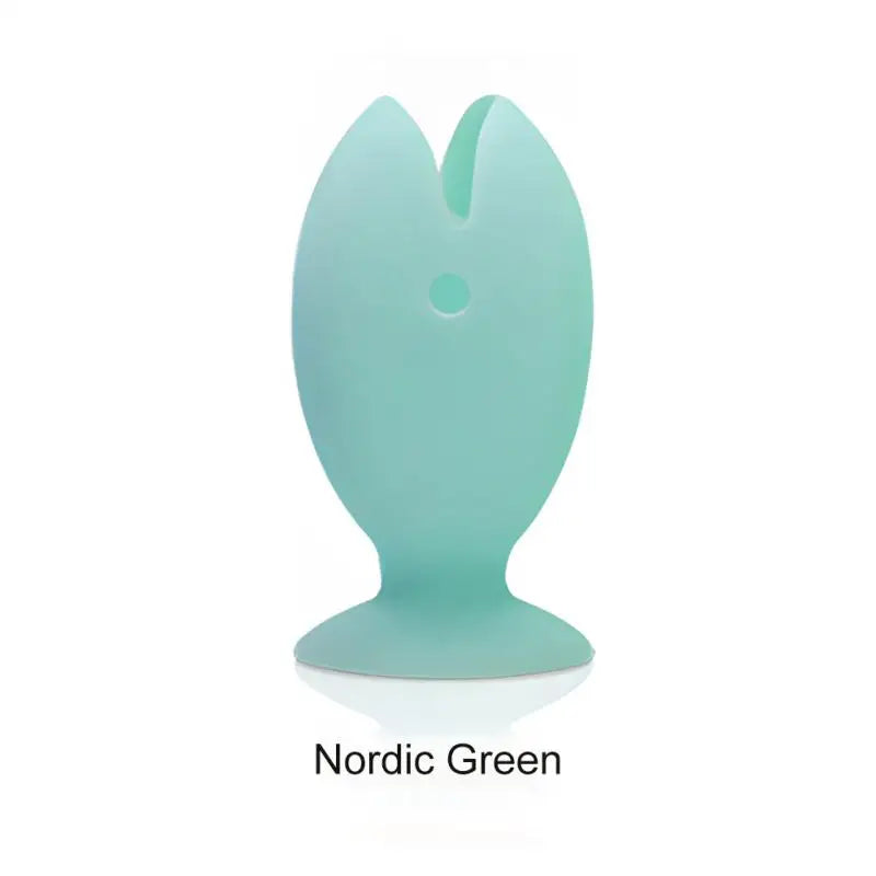Portable fish-shaped toothbrush holder for everyday use
