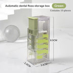 Dental floss dispenser for clean, tidy storage