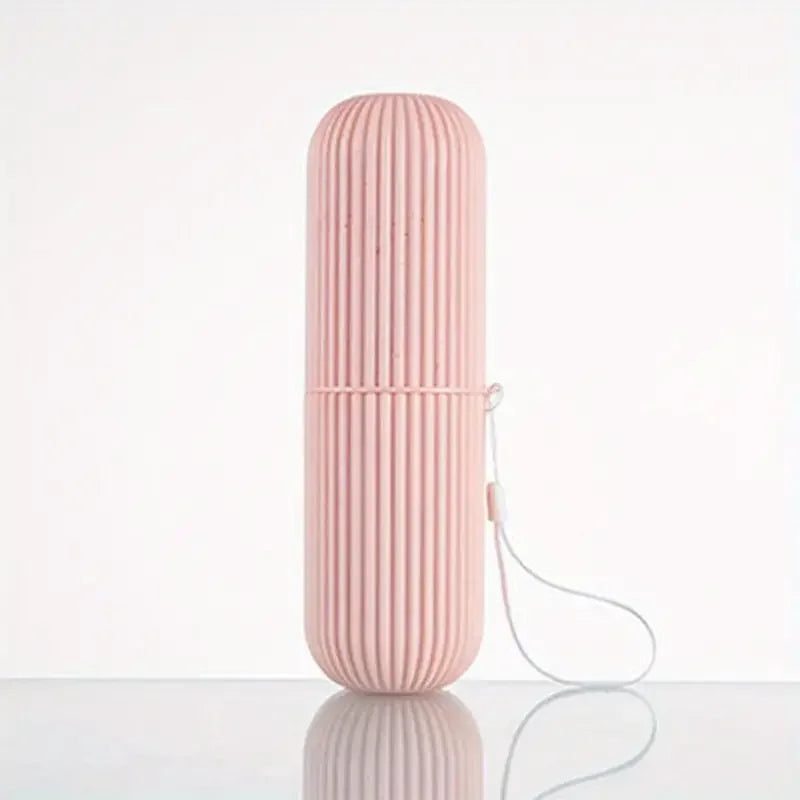 Toothbrush storage case suitable for toiletry bags and overnight stays