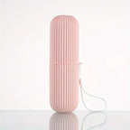 Toothbrush storage case suitable for toiletry bags and overnight stays