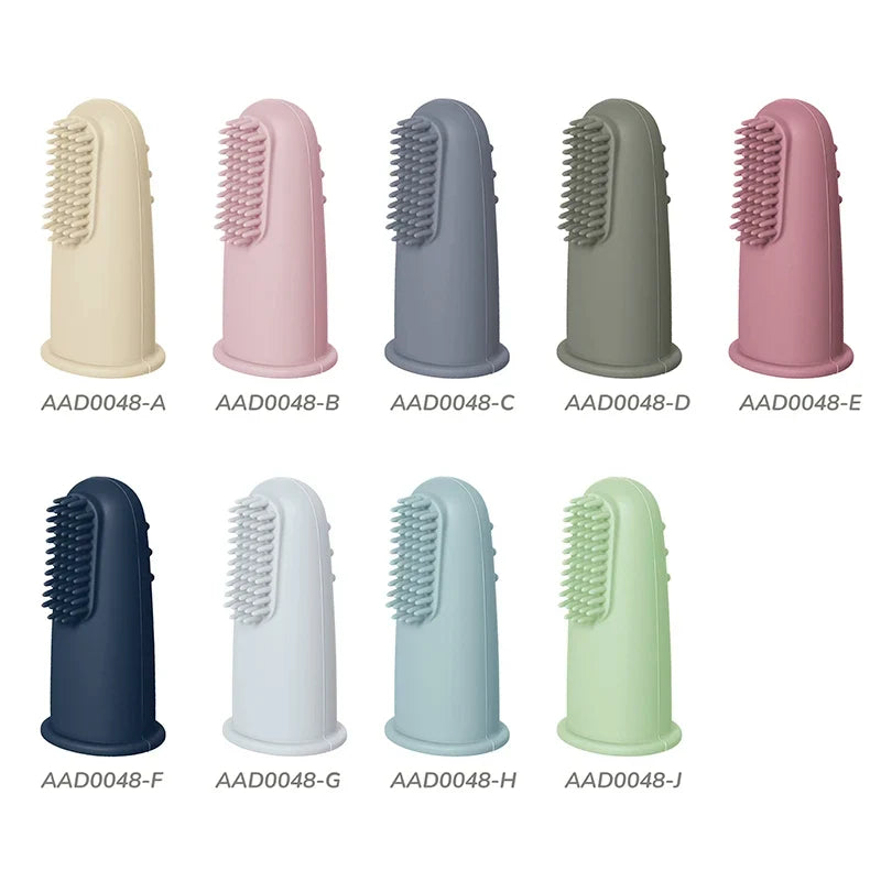 Baby Finger Toothbrush Soft Silicone Gum-Friendly Brush