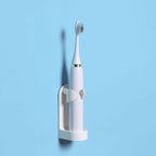 Compact electric toothbrush stand for everyday use