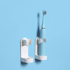 Neat toothbrush storage solution for the bathroom