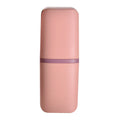 Travel Toothbrush Case With Rinse Cup For 2 Toothbrushes
