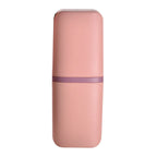 Travel Toothbrush Case With Rinse Cup For 2 Toothbrushes