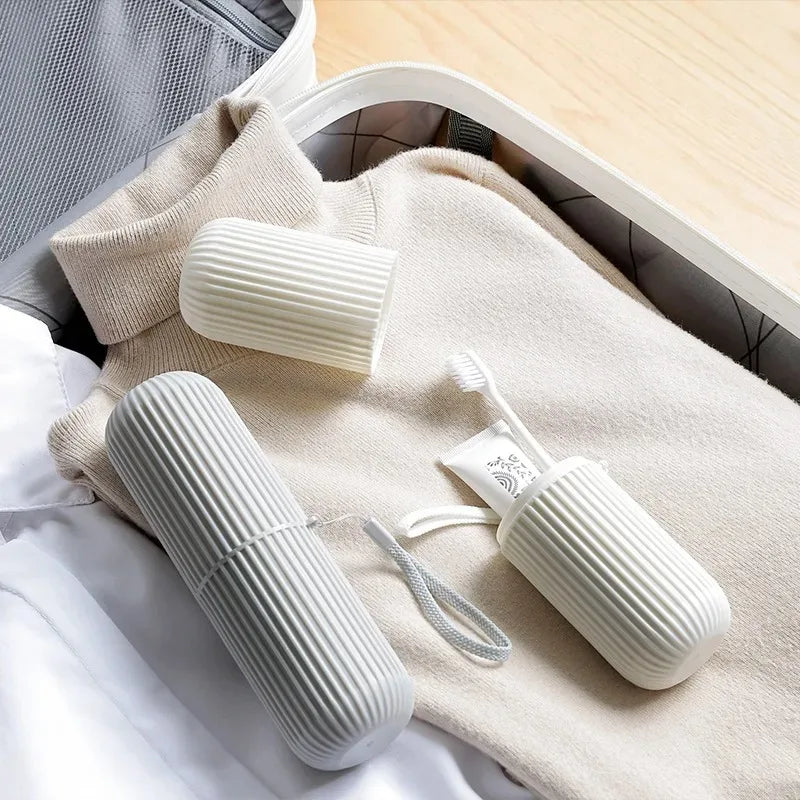Toothbrush case with ventilated design for improved airflow