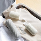 Toothbrush case with ventilated design for improved airflow