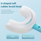Close-up of the soft bristles designed for gentle gum care