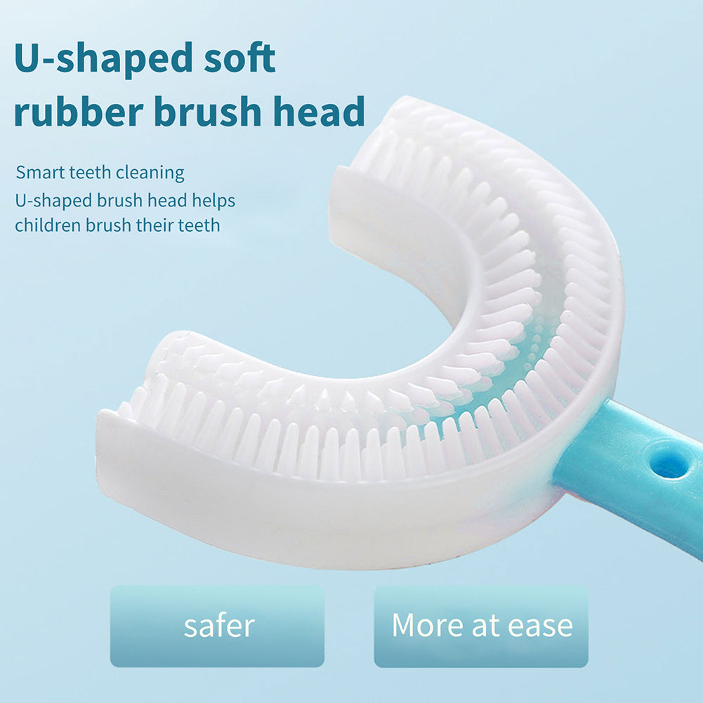 Close-up of the soft bristles designed for gentle gum care