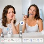 Soft toothbrush ready for a comfortable daily brushing routine