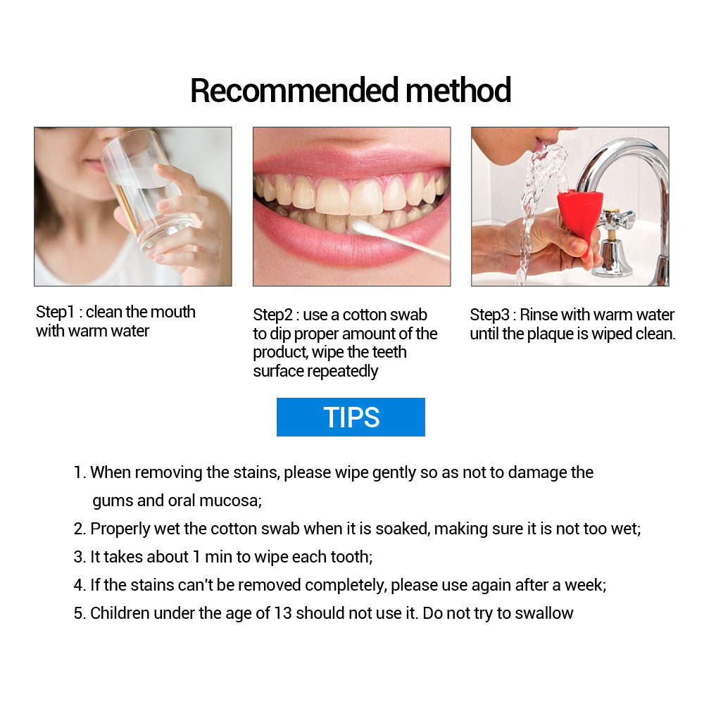 Compact 10 ml bottle of liquid teeth whitening treatment