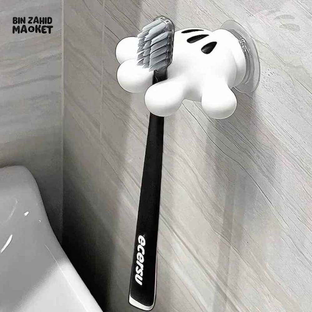 Playful cartoon hand suction hook for compact home organisation