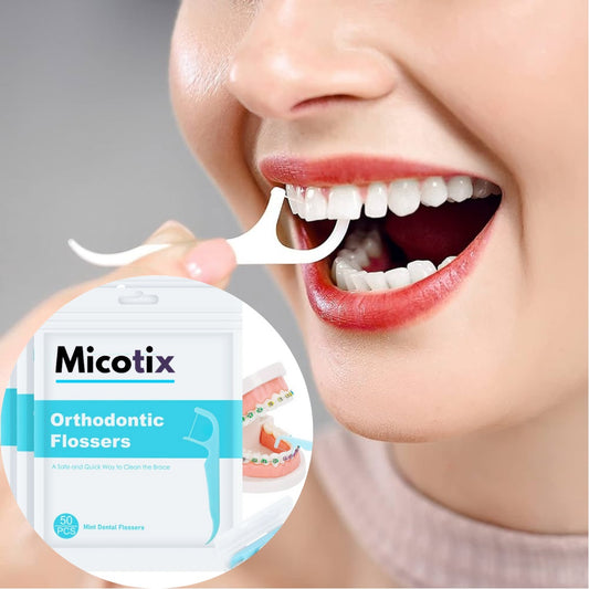 Micotix Dental Flossers - 100 Count