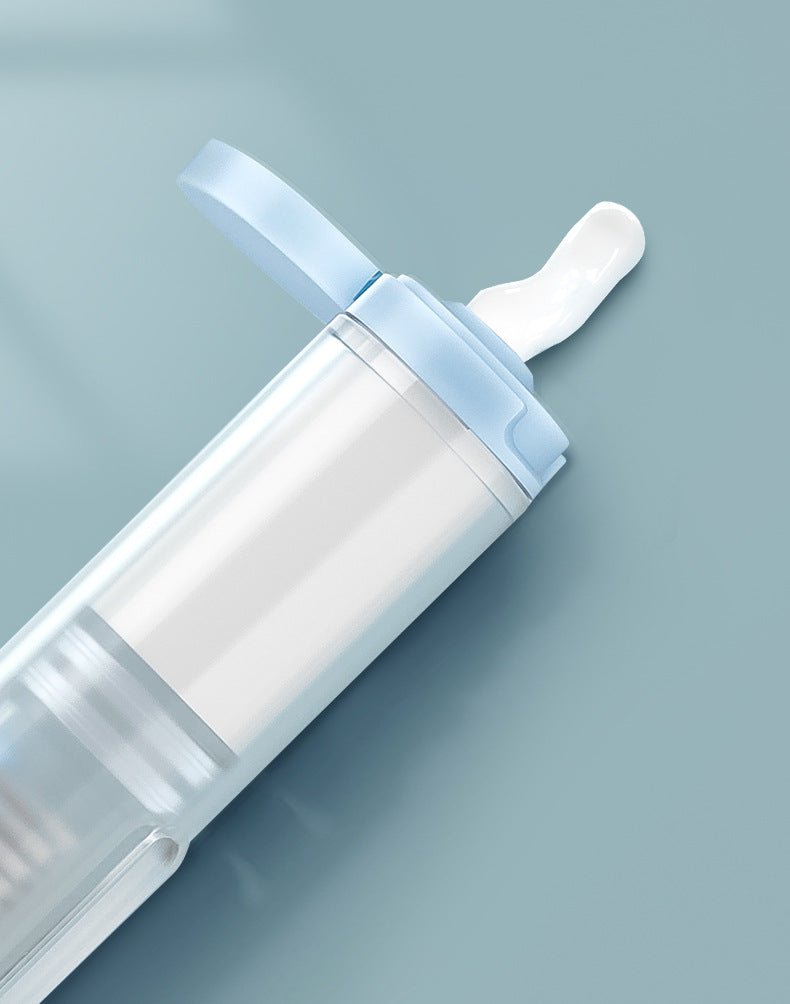 Portable oral care toothbrush displayed for work, trips and outdoor use