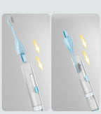 Refillable toothbrush for convenient fresh breath throughout the day
