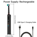 Electric toothbrush presented as a modern solution for daily gum care
