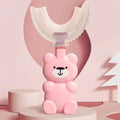 Teddy Bear U-Shaped Toothbrush for Kids